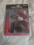 Task Force 11 Piece Tool Set #0099749 - Tape Measure, Utility Knife, Screwdriver. Fixed Price $6.99.