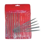 Grobet 5-1/2" 4 Cut Knurled Handle Needle Swiss Pattern File Set, Usa. Fixed Price $196.50.