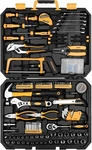 Dekopro 198 Piece Home Repair Kit, Wrench Plastic Toolbox With General. Fixed Price $148.38.