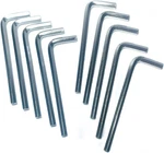 10PCS Hex Wrench Set, Driver Allen Key, 3.5MM, Silver. Fixed Price $7.70.