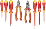 Felo 8 Piece Xl Insulated Tool Set - Pliers And Screwdrivers. Fixed Price $112.00.