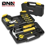 Dna Motoring TOOLS-00007 Yellow 39PCS Portable Took Kit Household Hand Box. Fixed Price $36.00.