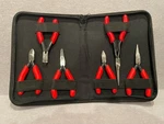 Proto Mini Piece Precision Plier Set With Case J2806SMP Cushion Grip Unused. Fixed Price $129.22.