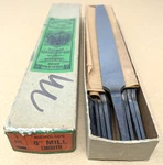 Lot Vintage 10 Crescent Nicholson 08560 8" Mill Smooth Cut Files Nos. Fixed Price $100.00.