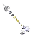 Woodford Faucet Repair Kit Model 21 B24 B26 Parts Brass Handle Easy Instal. Fixed Price $24.99.
