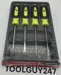 Snap On Tools SGDX40B Hv 4PC Hi Viz Yellow Soft Grip Mini Tip Screwdriver Set +. Fixed Price $98.96.