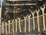 11PC. Olympia Tools Combination Wrench Set# 02-917 Roll Up Pouch Size 9- 23. Fixed Price $32.89.