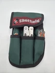 Sheffield Brand Utility Tool Belt Pouch 6 Piece Set W/ Knife Flashlight. Fixed Price $19.99.