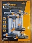 New! Gearwrench 7PC Comfort Grip T-handle Ball Tip Sae Hex Key Set #83515. Fixed Price $30.68.