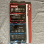 Hyper Tough 63 Pc Household Tool Set With Cases Grindstone Bits Blades New. Fixed Price $17.99.