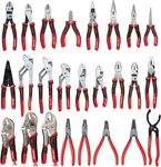 Craftsman Set, 25 Pieces, Durable And Versatile Pliers, Stainless Steel. Fixed Price $216.50.