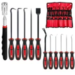 Amm 12PCS Hook And Pick Tool Set With Scraper Magnetic 12PC, Red. Fixed Price $37.99.
