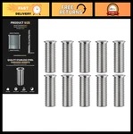M11X1.5 Thread Repair Inserts - 30MM Stainless Steel, Set Of 10, Durable Fixing. Fixed Price $80.99.