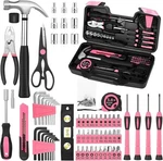 144-PIECE Pink Tool Kit Basic Home Repair Set General Household Hand Too.... Fixed Price $25.00.