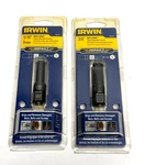 New Lot Of 2 Irwin 5/16" 8MM & 3/8" Bolt-grip Impact Deep Well Extractor. Fixed Price $32.00.