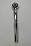 Husky Ratchet 3/8" Dr. Round Head Quick Release Drive Hand Tool Polish. Fixed Price $11.99.
