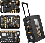 Dekopro 258-PC Kit W/ Rolling Box Socket Wrench Hand Tools Set. Fixed Price $142.95.
