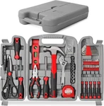 Hispec Kit Herramientas 54PZS Caja Roja Ideal Hogar Garaje Oficina Reparaciones. Fixed Price $56.79.