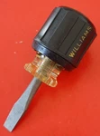 Nos New Williams Tools 1/4" Flat Tip Stubby Soft Grip Screwdriver DSG-62. Fixed Price $14.43.