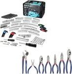 Duratech 497-PIECE Mechanics Tool Set Sae/metric Sockets& Workpro 7PC Pliers. Fixed Price $210.99.