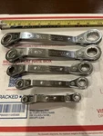 Cornwell 5PC Sae Reversible Offset Ratcheting Box-end Wrench Amazing. Fixed Price $49.99.
