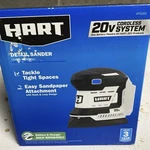 Hart 20V Cordless Detail Sander Tool Only Brand New In Box HPSD85B W/ Sandpaper. Fixed Price $44.95.
