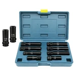 8 Piece Spline Lug Nut Socket Set, Sae & Metric Wheel Lock Removal Kit For Re.... Fixed Price $56.37.