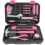 Apollo Household Set 39 Piece Diy Hand Kit Case Hammer Wrench Pliers. Fixed Price $43.28.