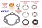 RK550 Repair Kit - Manual Saginaw Steering Gear Type 525 Steel Cage Bearing. Fixed Price $39.00.