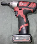 Milwaukee 2462-20 M12 Volt 1/4" Hex Impact Driver 6.0 Battery. Fixed Price $30.00.