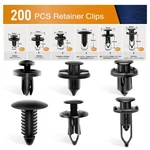 Gooacc Universal Plastic Fender Clips 200 Pcs Push Bumper Fastener Rivet. Fixed Price $15.74.