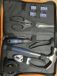Blue Ridge Essential Basic Starter Household Tool Kit 27PCS, Shown. Fixed Price $19.99.