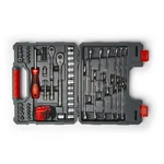 70 Piece 1/4" & 3/8" Drive 6 12 Point Standard Sae/metric Mechanics Tool Set. Fixed Price $120.12.