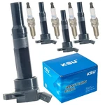 Ignition Coil Pack With Iridium Spark Plug Kia Soul FORTE5 Hyundai .... Fixed Price $87.88.