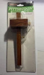 6" Wood And Brass Combination Mortise Gauge Pittsburgh # 94645 New Package. Fixed Price $12.99.