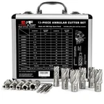 Annular Cutter Set 13 Pcs By S&f Stead Fast, Cutting Depth 1" Diame.... Fixed Price $250.37.