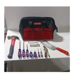 Craftsman Mixed Tool Set W/ Bag Hammer Screwdrivers Wrenches Locking Pliers Sae. Fixed Price $29.99.
