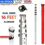 Grade Rod Tenth 16 Feet Long Aluminum Survey For Leveling Construction Laser. Fixed Price $67.79.