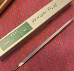 Nicholson Black Diamond 15087 8" Dbl Extra Slim Taper Triangle Handsaw File Usa. Fixed Price $19.99.