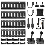 E-track Tie-down Kit, 4 1.3 Ft Rails, 19 Pack, Black. Fixed Price $121.99.