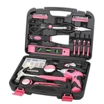 Apollo Tools Household Pink Hand Set With 135-PIECE,. Fixed Price $109.90.