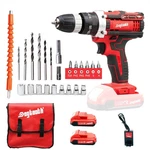 Dogtooth 21V Lithium Electric Drill Cordless Keyless Red & Black Li-ion Battery. Fixed Price $39.99.