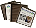 Castermaster 5" X Square Rubber Furniture Cups W/non-slip Floor Grip (4). Fixed Price $8.88.