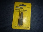 Stanley Drill Point Set 04-070. Fixed Price $12.99.