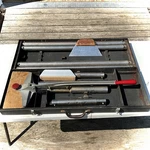 Roberts Junior Power Carpet Stretcher With Extension Poles - Purchased New 1972. Fixed Price $350.00.