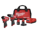 Milwaukee M12 Fuel 3497-22 Impact Driver & Hammer Drill 2-TOOL Combo Kit. Fixed Price $199.00.