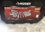Husky Mechanics Tool Set 1/2 Inch Drive Sae Metric Chrome Alloy Steel 52 Piece. Fixed Price $75.00.