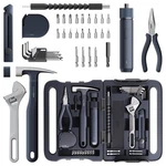 Hoto 40-PIECE Tool Kit, Household Essentials Set W/smart Electric Black. Fixed Price $107.23.