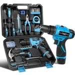 Jenabom Tool Set - 12V Cordless Drill Kit, 146 Piece Home With Blue. Fixed Price $63.07.
