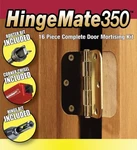 Milescraft, Hingemate 350, 15 Piece Complete Mortising Kit Installing Doors. Fixed Price $35.99.